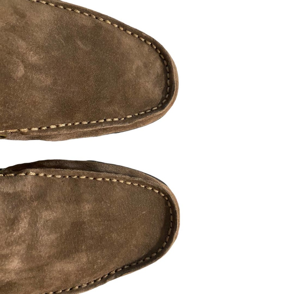 UGG Australia Ballard brown leather slip on dressy casual loafers size 10 - Picture 11 of 15